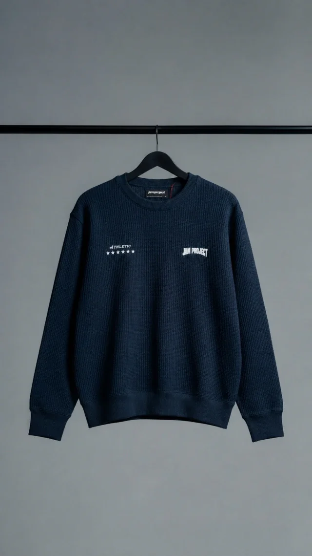 60807 - SWEATER TRAMADO CON ESTAMPA