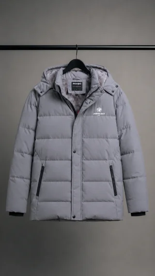 60114 - CAMPERA PUFER CON PIEL - Vista 3