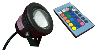 LUZ LED 10W ESTACA PARA JARDIN RGB - Vista 2