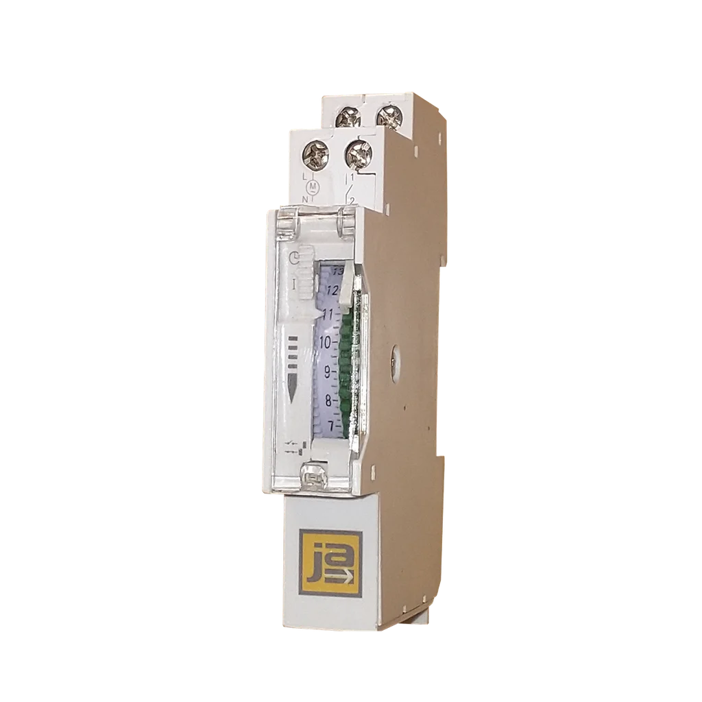 TIMER MECANICO PROGRAMABLE PARA RIEL DIN.