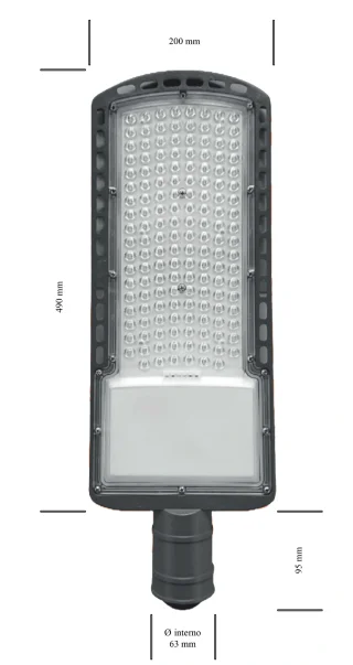 LUMINARIA LED P/ALUMB. PUB. DE 150w - Vista 2