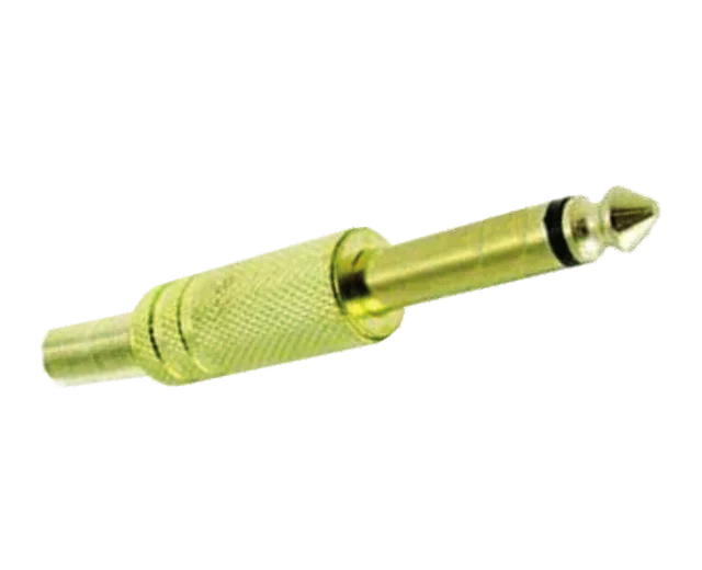 PLUG 6.3MM M.DORAD.PROF.C/RESORTE