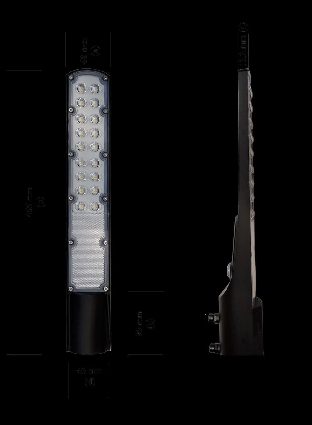 LUMINARIA LED P/ALUMB. PUB. DE 50w