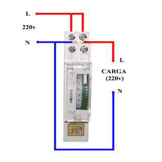TIMER MECANICO PROGRAMABLE PARA RIEL DIN. - Vista 3