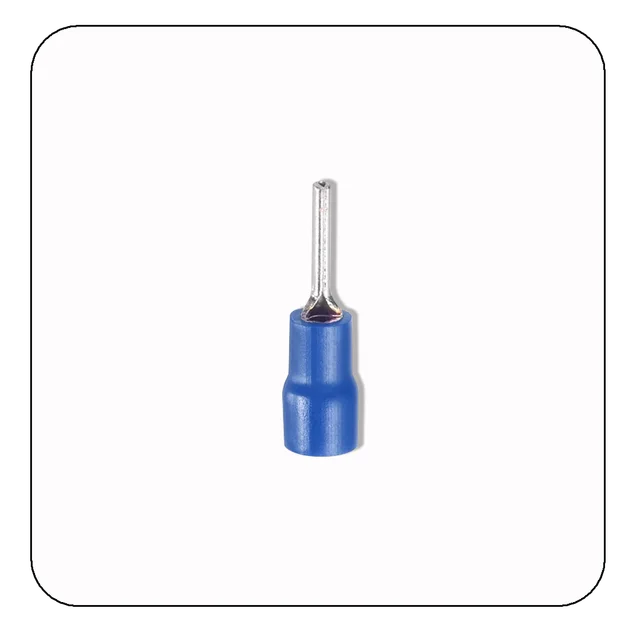 TERMINAL PIN AIS. L. 12 4MM AZUL