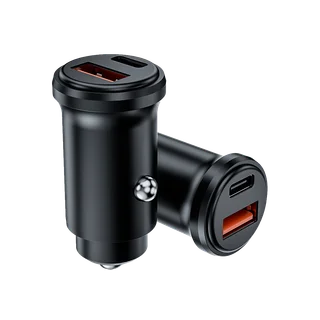 CARGADOR USB P/AUTO - A Y C - 30W - Vista 1