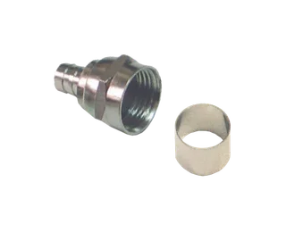 FICHA "F" C/ANILLO P/CABL RG-6 - Vista 1