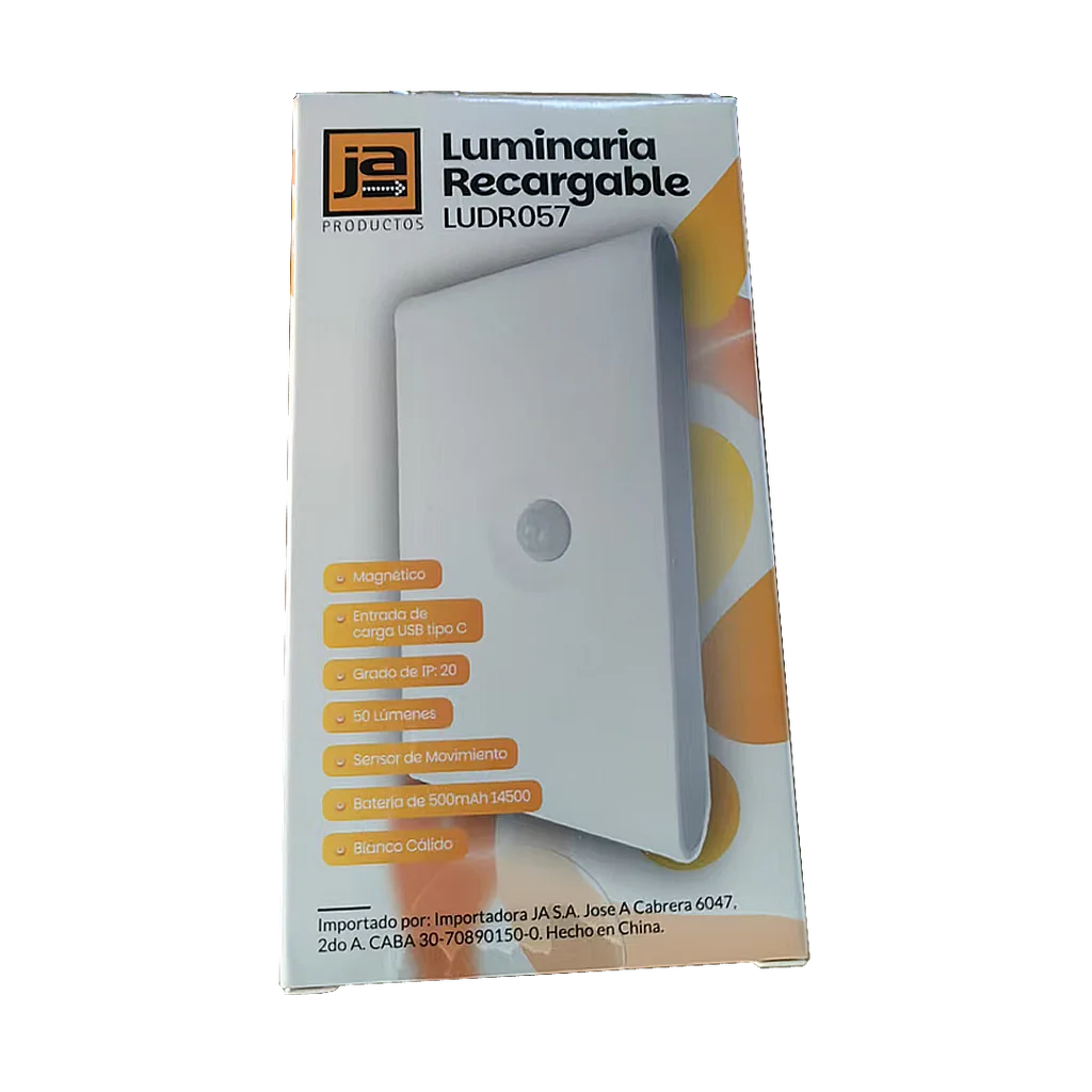 LUMINARIA RECARGABLE BIDIRECCIONAL
