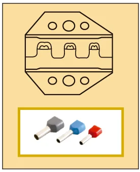 CRIMPEADORA METALICA CON RATCHET PARA TERMINALES PIN AISLADOS Y NO AISLADOS