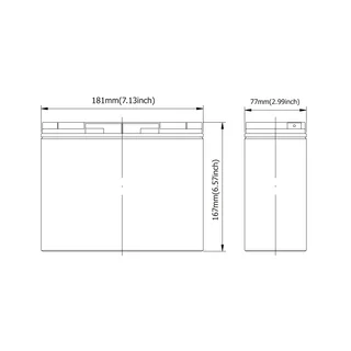 BATERIA ELECTROL.ABSORBIDO 12V-17AH - Vista 2