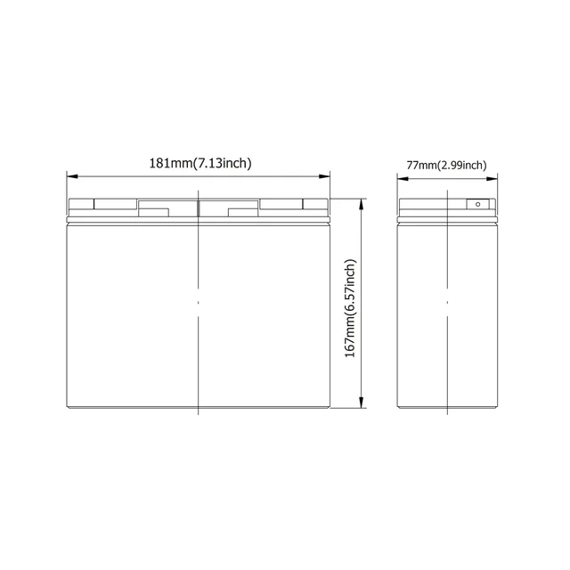 BATERIA ELECTROL.ABSORBIDO 12V-17AH