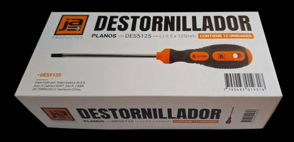 DESTORNILLADOR PLANO 5,5x125MM