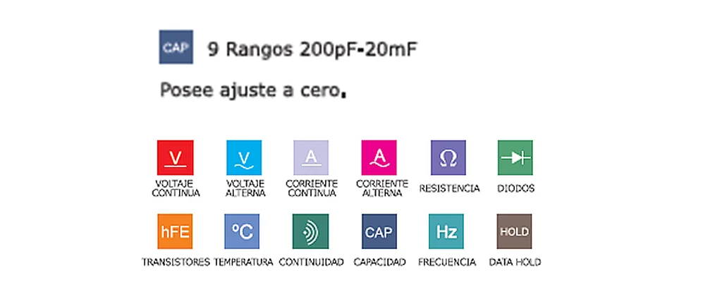* CAPACIMETRO DIGITAL SIN PILAS.