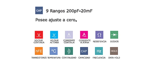 * CAPACIMETRO DIGITAL SIN PILAS.