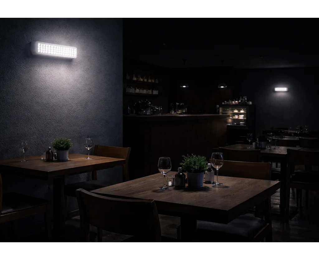 LUZ DE EMERGENCIA CON 60 LEDS