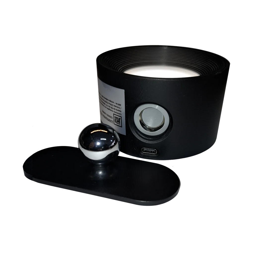 LUMINARIA LED MOVIL CIRCULAR MAGNETICA CCT, RECARGABLE C/USB.