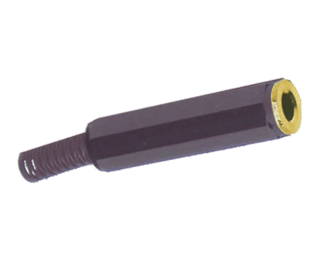 JACK 6.5MM MON PROL PLAST C/COL
