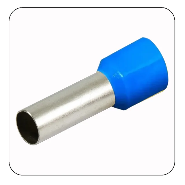 TERMINAL TUBULAR 4MM2 AISLAD AZUL