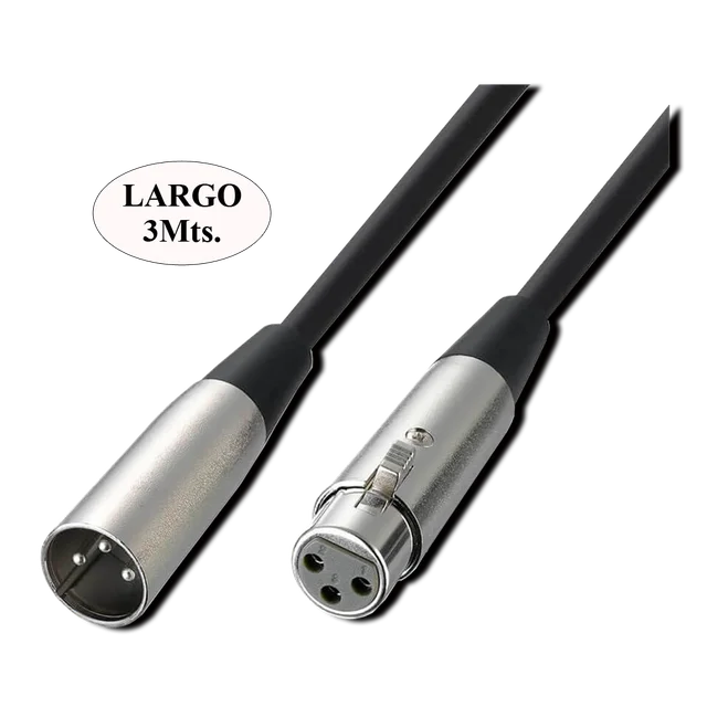 CABLE PARA MIC CANON MACH-HEMBR 3MT