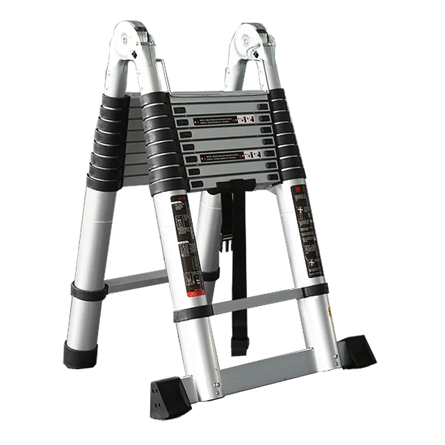 ESCALERA TELESCOPIA DE ALUMINIO 9+9