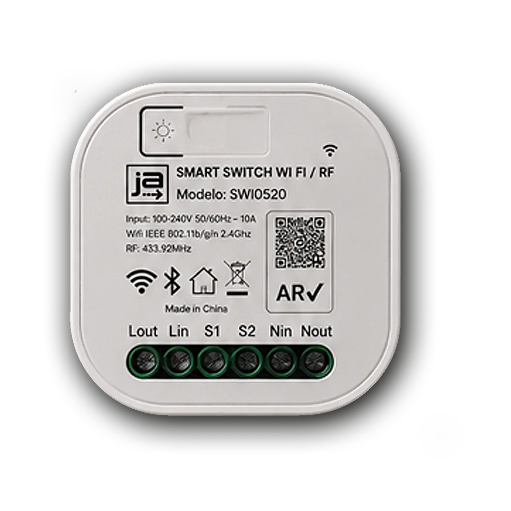 * MINI SMART SWITCH WIFI Y RADIOFRECUENCIA