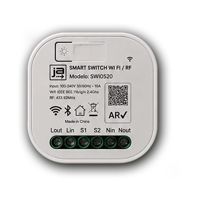 * MINI SMART SWITCH WIFI Y RADIOFRECUENCIA