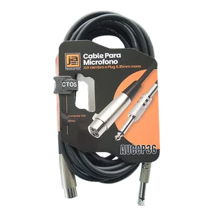 CABL P/MIC CANON HEMB-PLUG 6,3MM 6M - Vista 1