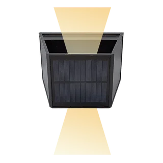 APLIQUE LED SOLAR BIDIRECCIONAL C/ANGULOS REGULABLES - Vista 2