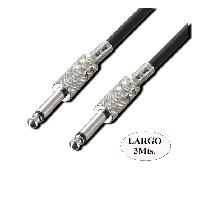 CABLE GUIT PLUG 6,3M-PLUG 6,3M - 3M