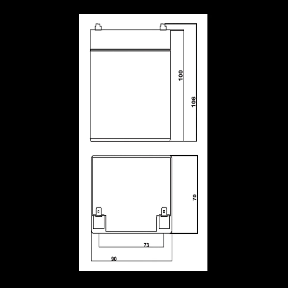 BATERIA ELECTROL.ABSORBIDO 12V-4.5A