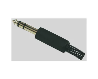 PLUG 6.3MM STEREO C/COL PLAST - Vista 1