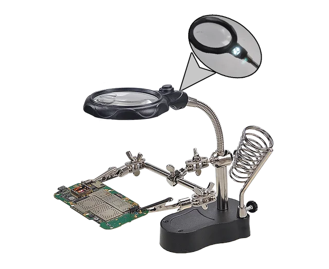 SOPORTE MULTIPROPOSITO C/LUPA PLUS