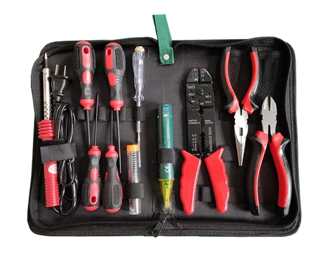 KIT HERRAMIENTAS ELECTRICISTA 8809