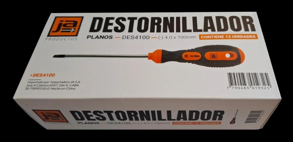 DESTORNILLADOR PLANO 4x100MM