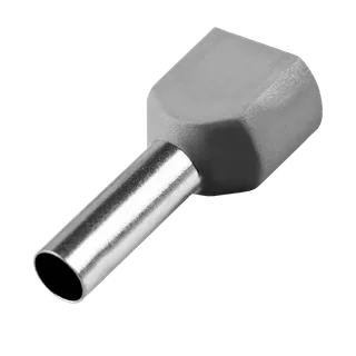 Terminal Ais Tubular 2x2,5mm2 -Gris - Vista 1