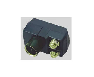 FICHA MACHO PIN FINO 300-75 OHMS - Vista 1
