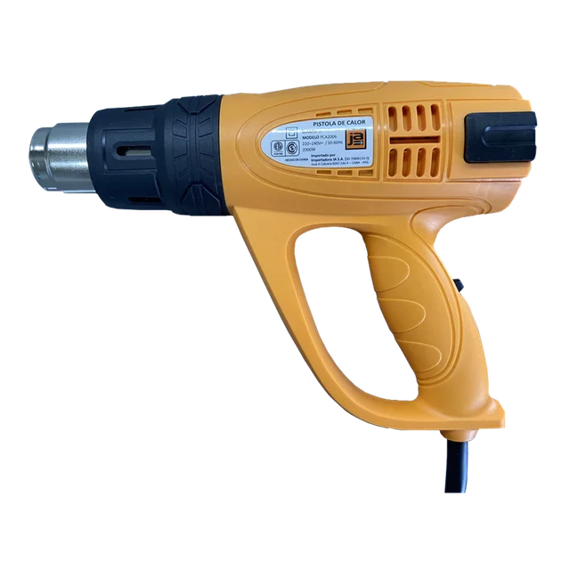 PISTOLA DE CALOR 2000W + 6 accesor