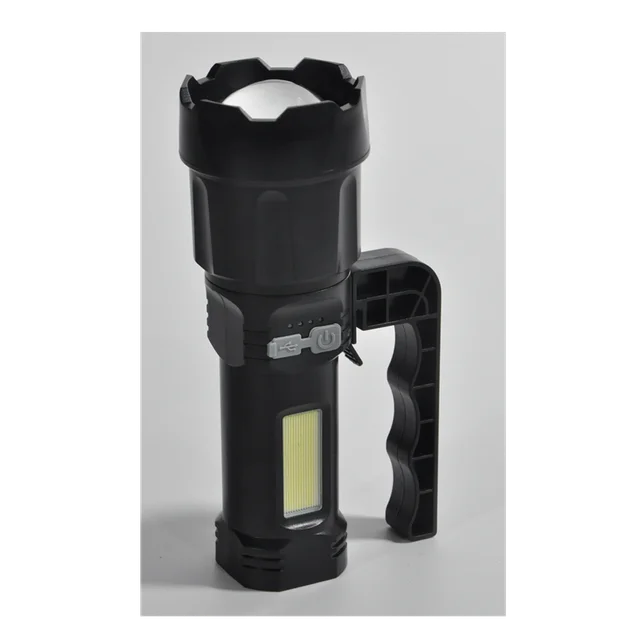LINTERNA LED D MANO RECARG C/BALIZA