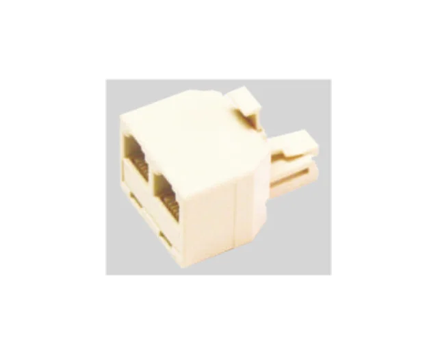 ADAPTADOR RJ-45 1MACHO -2HEMBRAS