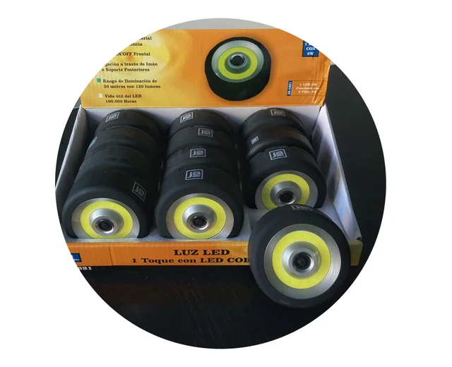 LUZ LED COB JA-1621 CON LLAVE SUPER