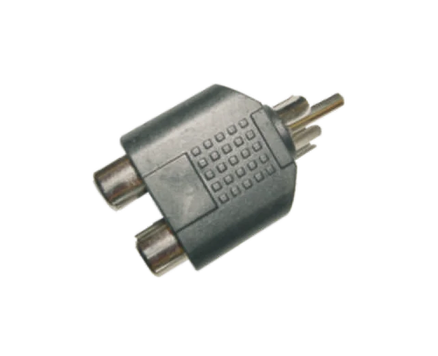 ADAPT.RCA MACHO - 2RCA HEMBRAS
