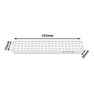 LUZ DE EMERGENCIA CON 60 LEDS - Vista 1
