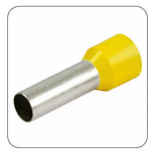 TERMINAL TUBULAR AISLADO 6MM2 AMARILLO - Vista 1