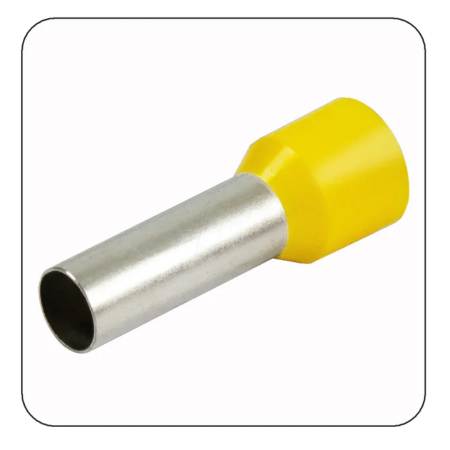TERMINAL TUBULAR AISLADO 6MM2 AMARILLO
