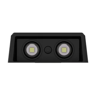 APLIQUE LED SOLAR DE DOS LEDS UNIDIRECCIONAL CON LUPA - Vista 3
