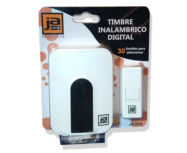 TIMBRE INALAMBRICO 30 SONIDOS S/PIL