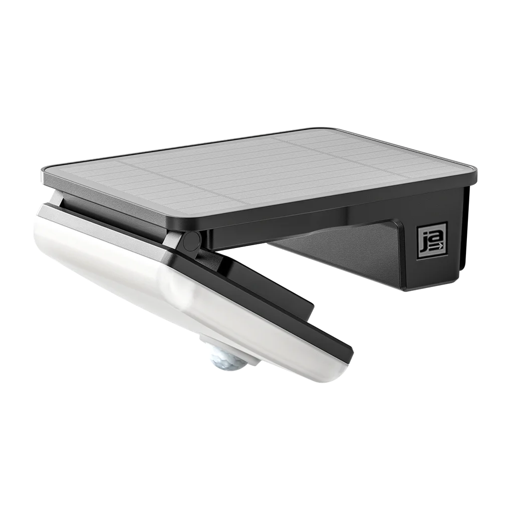 LUMINARIA SOLAR DE ALTA POTENCIA CON DIRECCIONAMIENTO AJUSTABLE Y SENSOR DE MOVIMIENTO