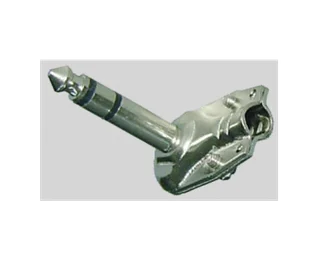 PLUG 6.3MM STEREO METAL ACODADO - Vista 1