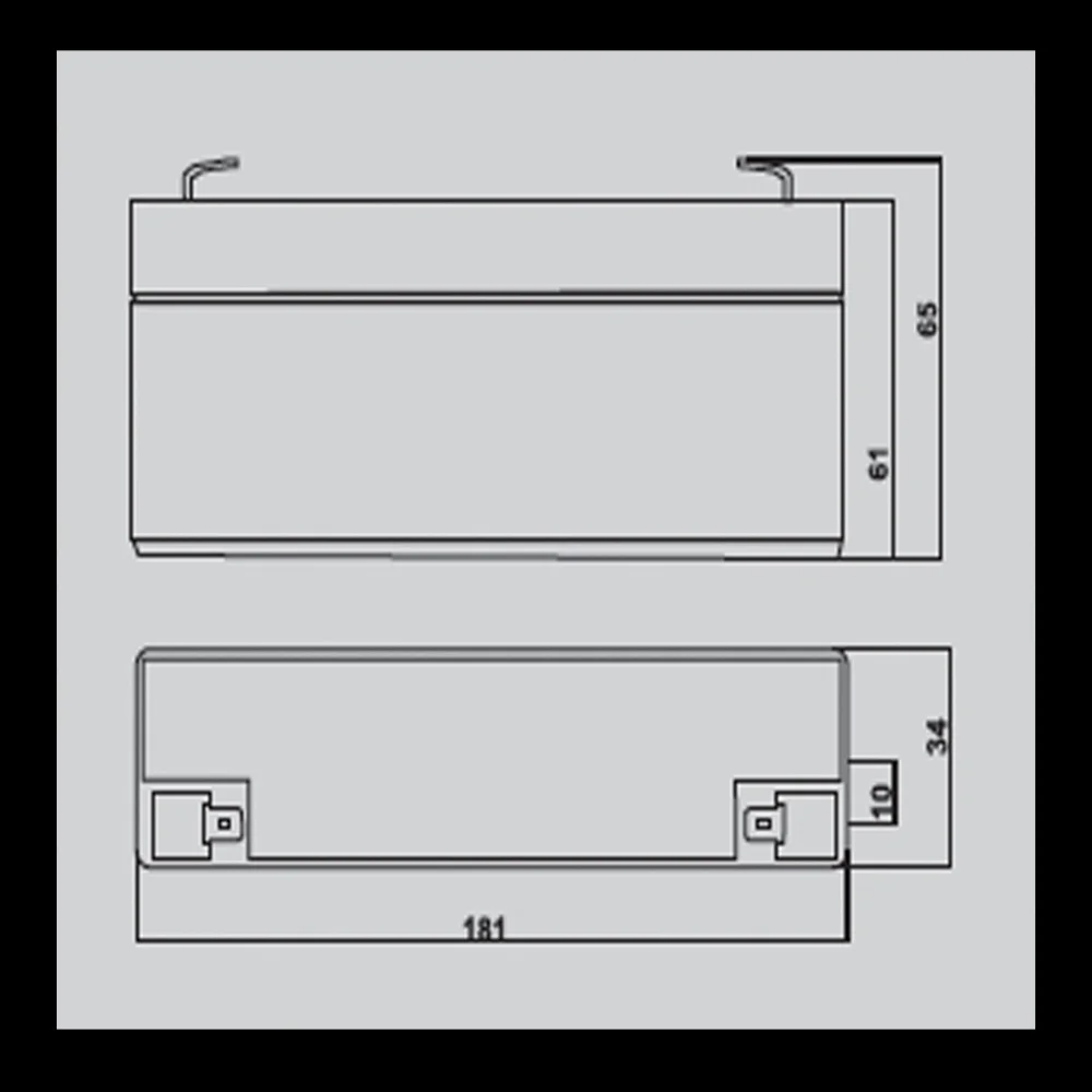 BATERIA ELECTROL.ABSORBIDO 12V-2.3A