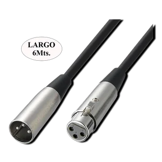 CABLE P/MIC CANON MACH-HEMBR - 6MTS - Vista 2
